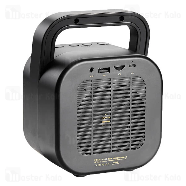 اسپیکر بلوتوث ریمکس Remax RB-M49 Outdoor Portable Bluetooth Speaker TWS توان 15 وات رم و فلش خور