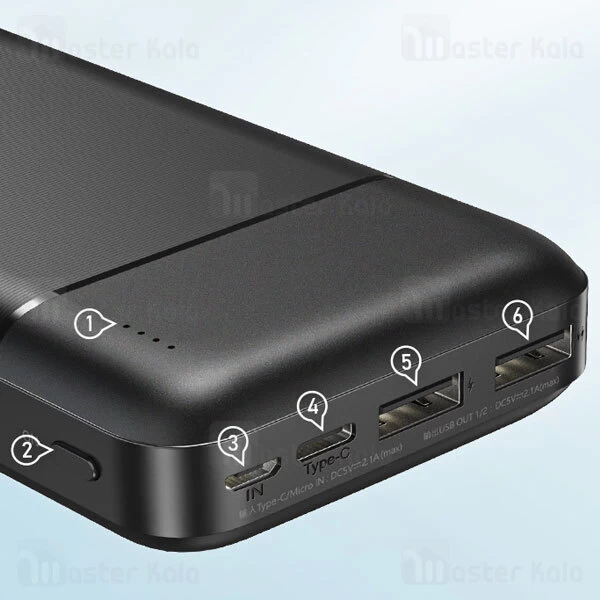 پاوربانک 20000 ریمکس Remax RPP-166 Lango Series Power Bank 2USB توان 2.1 آمپر