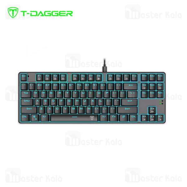 کیبورد گیمینگ سیمی T-Dagger Bora T-TGK313 Gaming Mechanical Keyboard Backlight