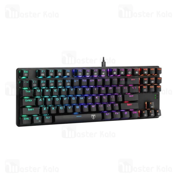 کیبورد گیمینگ سیمی T-Dagger Bora T-TGK315 Gaming Mechanical Keyboard RGB Backlighting