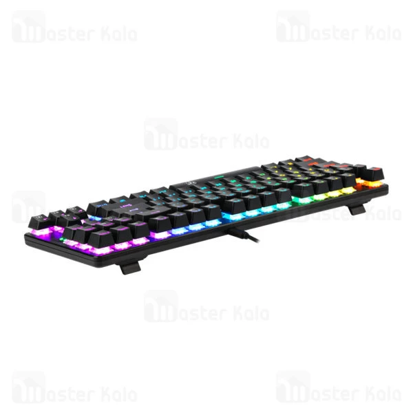 کیبورد گیمینگ سیمی T-Dagger Bora T-TGK315 Gaming Mechanical Keyboard RGB Backlighting