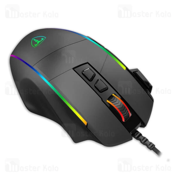 موس سیمی گیمینگ T-Dagger Roadmaster T-TGM307 RGB Gaming Mouse دارای 9 کلید