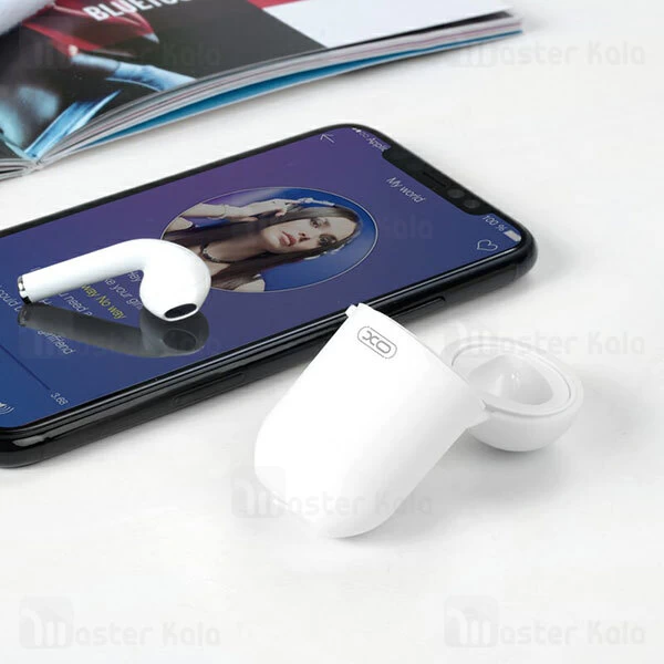 هندزفری بلوتوث تک گوش XO BE2 Single Earbud دارای داک شارژ