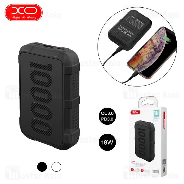 پاوربانک 10000 فست شارژ ایکس او XO PR107 Fast Charge Power Bank توان 18 وات همراه با کابل