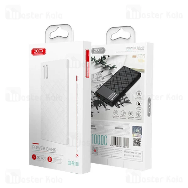 پاوربانک 10000 فست شارژ ایکس او XO PR110 Fast Charge Power Bank توان 3 آمپر