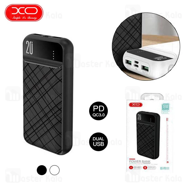 پاوربانک 20000 فست شارژ ایکس او XO PR111 Fast Charge Power Bank توان 19 وات