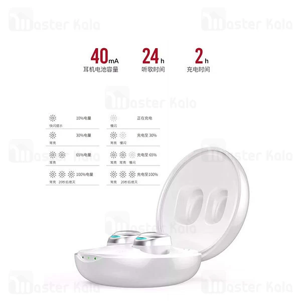 هندزفری بلوتوث دوگوش ایکس او XO T20 TWS Bluetooth Earbuds