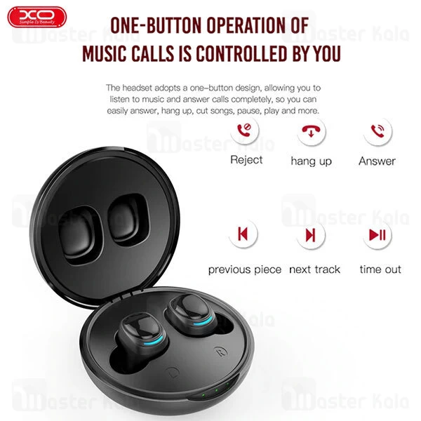 هندزفری بلوتوث دوگوش ایکس او XO T20 TWS Bluetooth Earbuds