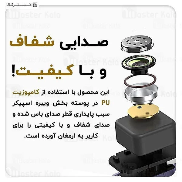 هندزفری بلوتوث دوگوش بیسوس Baseus Encok WM01 True Wireless Earphones NGWM01-01