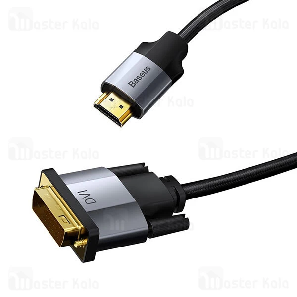 کابل HDMI به DVI بیسوس Baseus Enjoyment Series HDMI Male To DVI Male Adapter Cable 1m