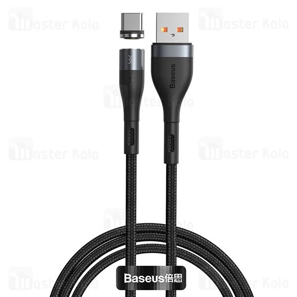 کابل تایپ سی Baseus Zinc Magnetic CATXC-MG1 Type-C 3A 1m Cable