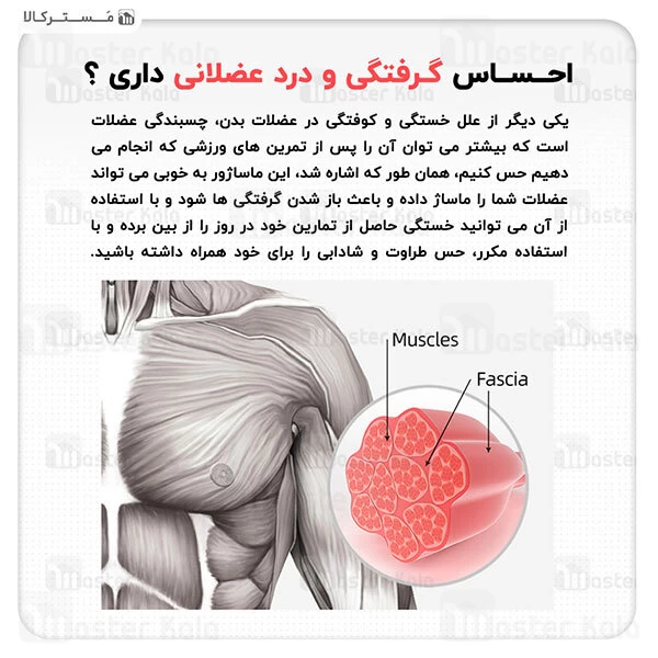 ماساژور Joyroom JR-GH101 Gun Muscle Massager EU 60W