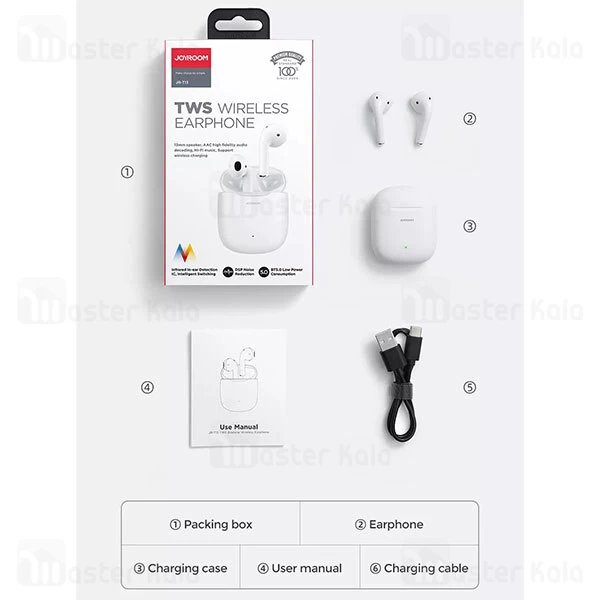 هندزفری بلوتوث Joyroom JR-T13 TWS HiFi True Wireless Stereo Bluetooth Earphones