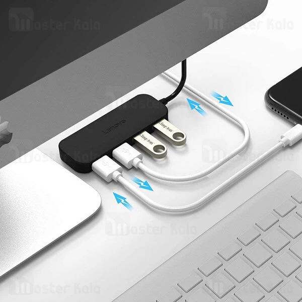 هاب Lenovo A601 4Ports USB2.0 Hub Splitter 0.5m