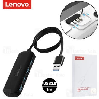 هاب 4 پورت لنوو Lenovo A601 4Ports USB3.0 Hub Splitter طول 1 متر