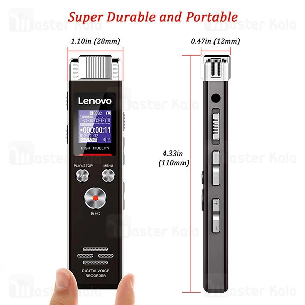 ضبط صوت دیجیتال Lenovo B613 Digital Voice Recorder 8GB