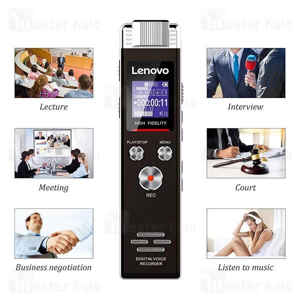 ضبط صوت دیجیتال Lenovo B613 Digital Voice Recorder 8GB