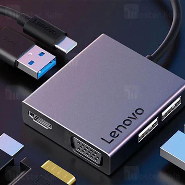 هاب 6 پورت لنوو Lenovo C120 USB C Docking Station 