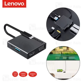 هاب 6 پورت لنوو Lenovo C120 USB C Docking Station 