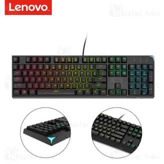 کیبورد سیمی گیمینگ لنوو Lenovo MK7 Game Competitive Mechanical Keyboard RGB