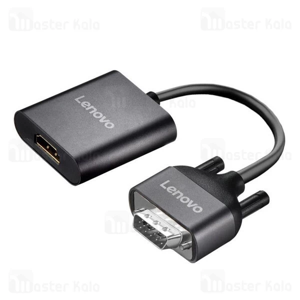 کابل تبدیل VGA به HDMI لنوو Lenovo V100 VGA to HDMI Docking Station با پورت صدا و برق
