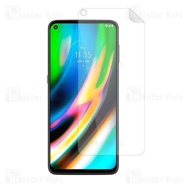 پک برچسب پلاستیکی پشت و رو موتورولا Motorola G9 Plus 3 in 1 Protector + محافظ لنز