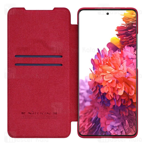 کیف چرمی Samsung Galaxy S21 Ultra Nillkin Qin Leather Case