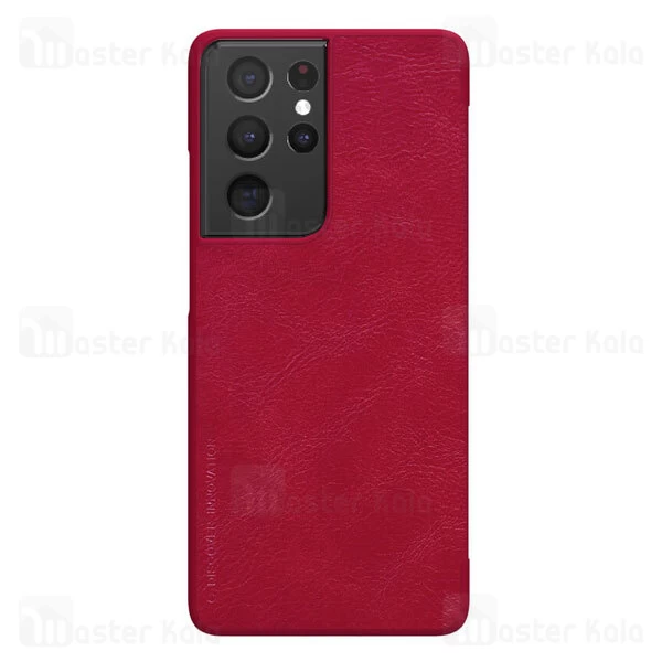 کیف چرمی Samsung Galaxy S21 Ultra Nillkin Qin Leather Case