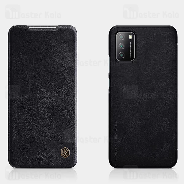 کیف چرمی Xiaomi Poco M3 Nillkin Qin Leather Case