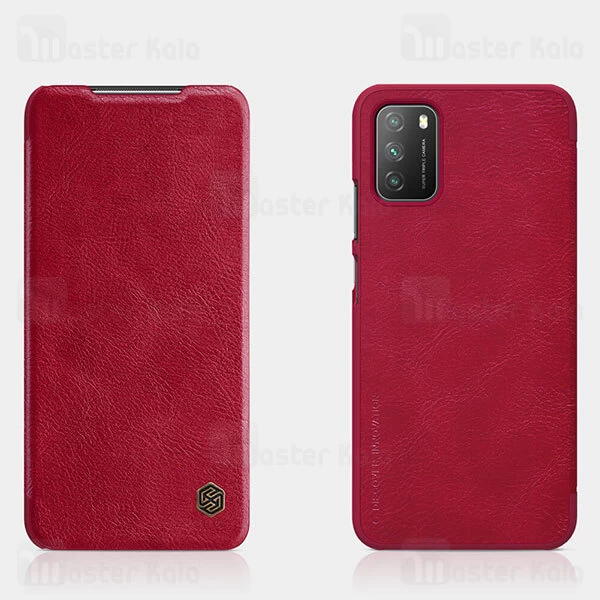 کیف چرمی Xiaomi Poco M3 Nillkin Qin Leather Case