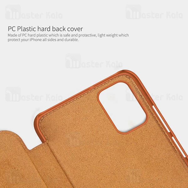 کیف چرمی Xiaomi Poco M3 Nillkin Qin Leather Case