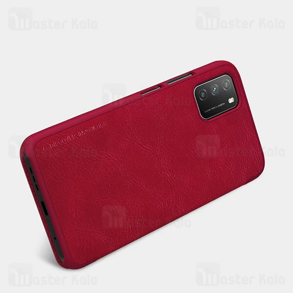 کیف چرمی Xiaomi Poco M3 Nillkin Qin Leather Case
