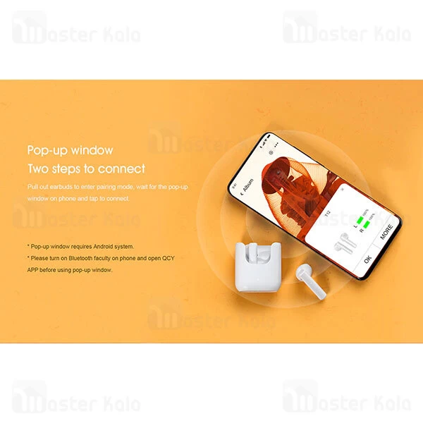 هندزفری بلوتوث دوگوش کیو سی وای Xiaomi QCY T12 True Wireless Earphones