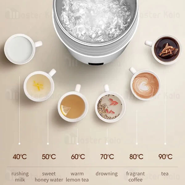 فلاسک و چای ساز هوشمند شیائومی Xiaomi Deerma DEM-DR035 Temperature Smart Kettle 350ML