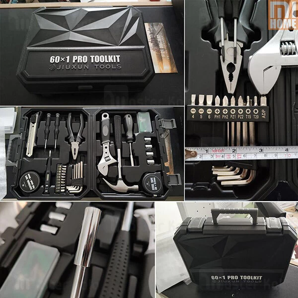 جعبه ابزار خانگی Xiaomi Mijia Jiuxun 60 in 1 DIY Tool Box