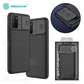 قاب محافظ نیلکین شیائومی Xiaomi Poco M3 Nillkin CamShield Case دارای محافظ دوربین