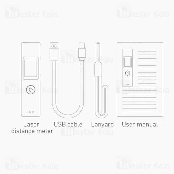 متر لیزری چندکاره شیائومی Xiaomi Youpin LS-P Laser Range Finder 40m