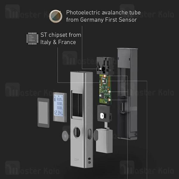 متر لیزری چندکاره شیائومی Xiaomi Youpin LS-P Laser Range Finder 40m
