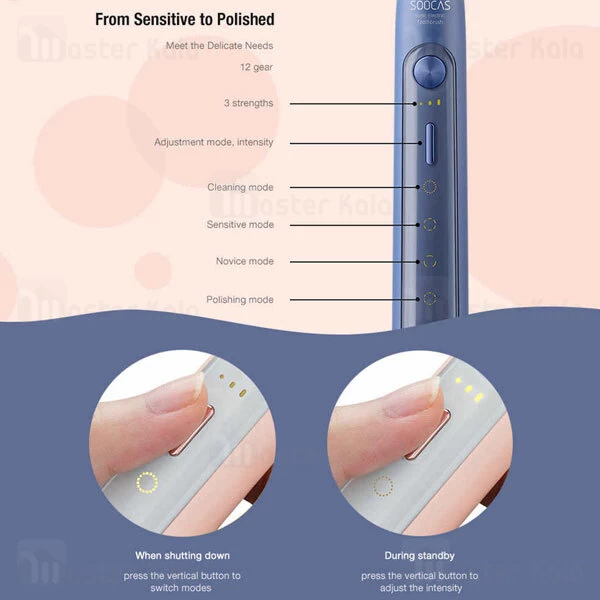 مسواک برقی هوشمند شیائومی Xiaomi Youpin X5 Soocas Electric Toothbrush