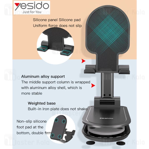 پایه نگهدارنده و هولدر رومیزی Yesido C85 Mini Foldable Desktop Holder Stand