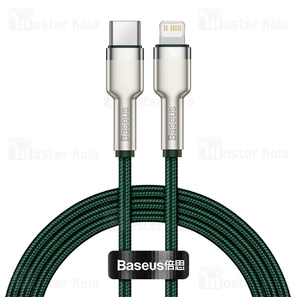 کابل لایتنینگ به تایپ سی Baseus Cafule Series Metal CATLJK-A01 Type C to Lightning 1m 20W