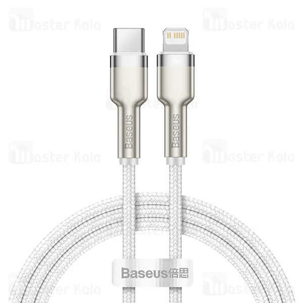 کابل لایتنینگ به تایپ سی Baseus Cafule Series Metal CATLJK-A01 Type C to Lightning 1m 20W
