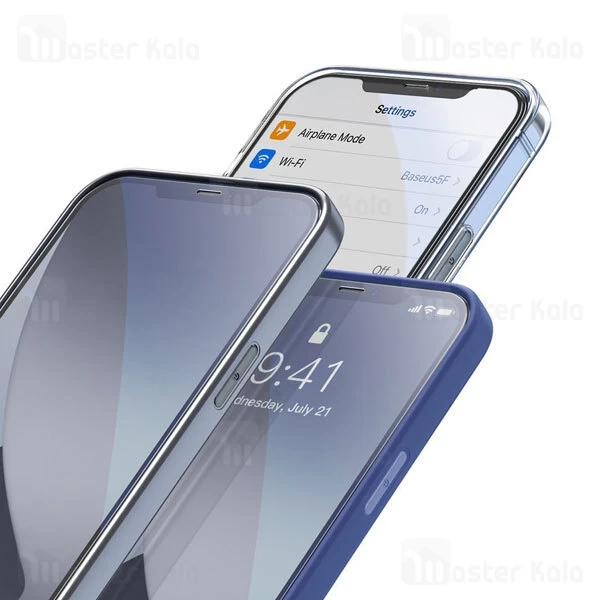 پک 2تایی محافظ صفحه شیشه ای تمام صفحه بیسوس آیفون Apple iPhone 12 / 12 Pro Baseus SGAPIPH61P-KC01