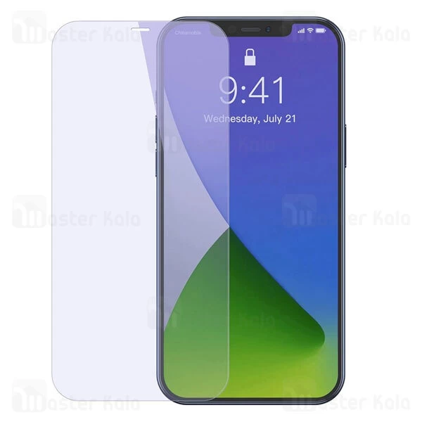 پک 2تایی محافظ صفحه شیشه ای تمام صفحه و ضد اشعه بیسوس iPhone 12 / 12 Pro Baseus SGAPIPH61P-LF02