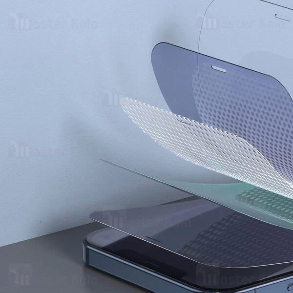 پک 2تایی محافظ صفحه شیشه ای تمام صفحه و ضد اشعه بیسوس iPhone 12 / 12 Pro Baseus SGAPIPH61P-LF02