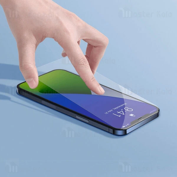 پک 2تایی محافظ صفحه شیشه ای تمام صفحه و ضد اشعه بیسوس iPhone 12 / 12 Pro Baseus SGAPIPH61P-LF02