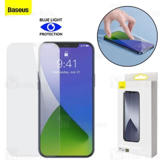 پک 2تایی محافظ صفحه شیشه ای تمام صفحه بیسوس آیفون Apple iPhone 12 Pro Max Baseus SGAPIPH67N-LS02