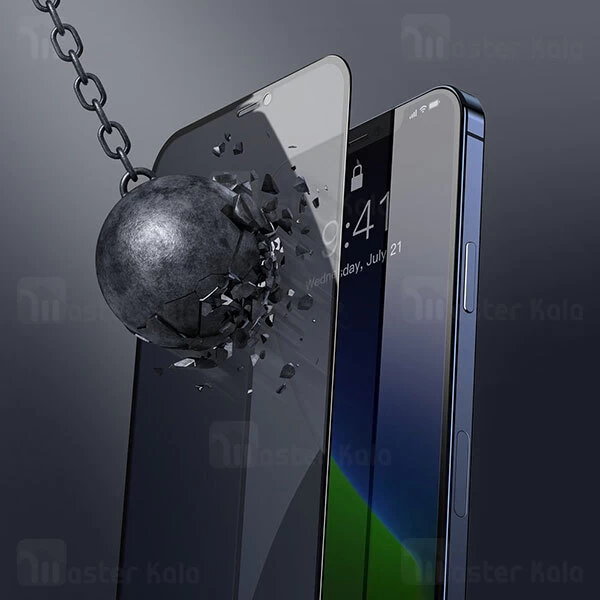 گلس Apple iPhone 12 Mini Baseus SGAPIPH54N-TG01 Full Screen Anti Spy Tempered Glass