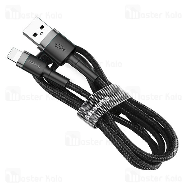 کابل لایتنینگ بیسوس Baseus Cafule USB to Lightning Cable CALKLF-CG1 QC3.0 طول 2 متر توان 1.5 آمپر
