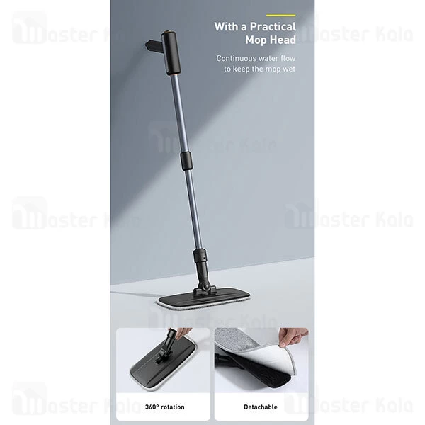 شلنگ و نازل کارواش Baseus Clean Guard Multifunctional Car Wash Spray Nozzle 15m CRXC01-F01